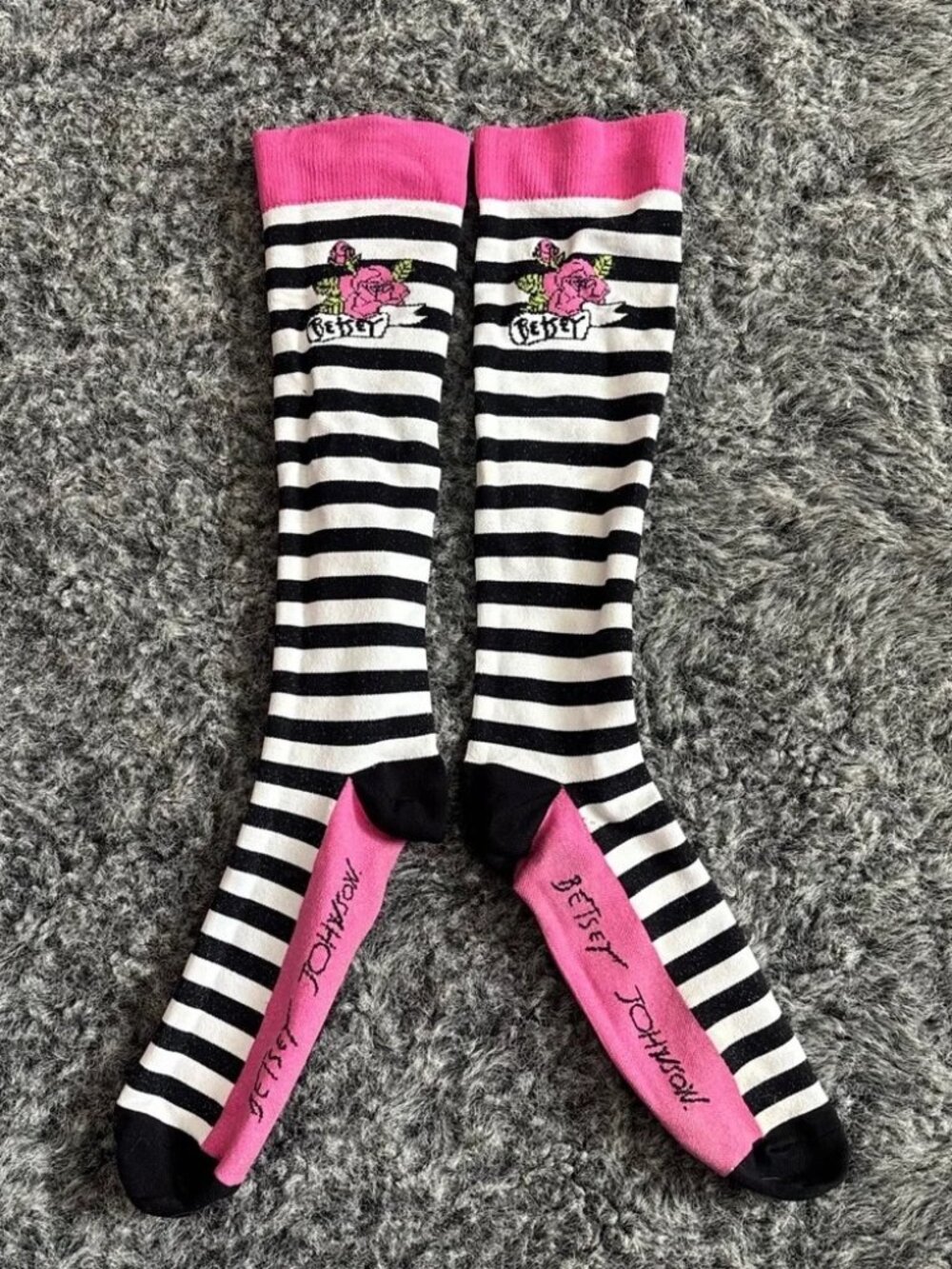 Betsey Johnson Knee High Socks